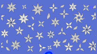 Mavi renkli çiçekler. Çiçekli çizim şekli. Düz Çiçek Elementleri Tasarımı. Renkli Bahar Teması çizim şablonu.