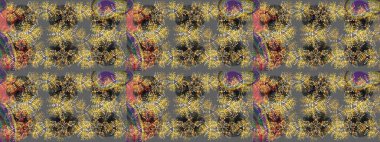 Raster grisi, kahverengi ve sarı kar tanelerinden izole edilmiş. Güzel bir kış süsü. Kar taneleri koleksiyonu. Raster illüstrasyonu.