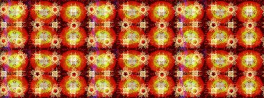 Raster resim. Snowflakes desen. Renk arka plan üzerinde izole soyut kar taneleri ile düz tasarım. Raster kar taneleri arka plan. Kar tanesi renkli desen.