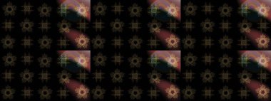 Noel süsleri ve Noel süsleri. Raster Noel soyut renkli arkaplan ve düşen kar tanesi.