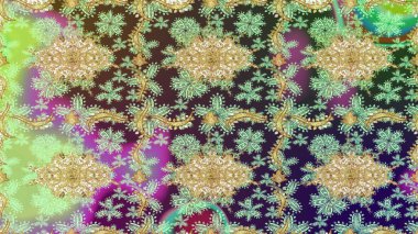 Tarafsız renklerde desen. Raster Golden Mehndi eskiz kalıbı. Kına dövmeli süs çiçekleri, altın çıkartmalar, mehndi ve yoga tasarımı, kartlar ve parmak izleri..