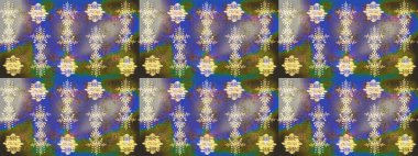 Elle çizilmiş kartanesi karalaması. Raster illüstrasyonu. Yılbaşı kış tasarımı için renkli kar taneleri.