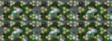 Raster resim. Kış sembolü. Renkli arka plan üzerinde izole suluboya kar taneleri. Kış.