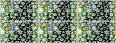 Sorunsuz vintage. Raster şirin kumaş deseni. Bahar Tema Dikişsiz desen arka plan rengi. Düz çiçek öğeleri tasarım.