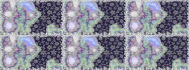 Parmak izi, kumaş, duvar kâğıdı, tekstil için raster dokusu. Renkli grunge soyut arkaplanı kologri çiçeklerle süslüyor. İşlemeli çiçek desenli..