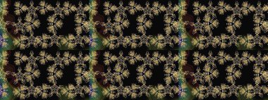 Snowflakes desen. Raster kar taneleri arka plan. Kar tanesi renkli desen. Renk arka plan üzerinde izole soyut kar taneleri ile düz tasarım. Raster illüstrasyon.