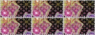 Raster desen. Botanik seamless modeli. Suluboya efekti. Organik öğeleri.