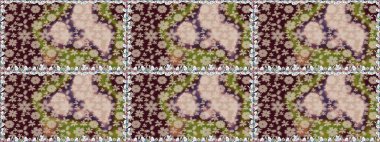 Bahar çiçekli, dikişsiz, sevimli çiçek deseni. Raster illüstrasyonu. Güzel kumaş deseni.