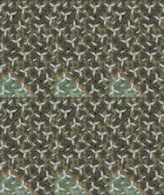 Eskiz arkaplan modeli. Raster illüstrasyonu. Gri yapraklı yabani çiçekler. Suluboya, elle çizilmiş.