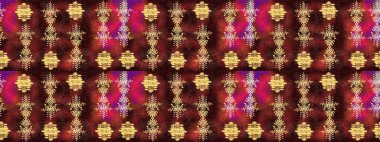 Kar Tanesi Mozaik ikonu. Siluet kar tanesi işareti izole edilmiş kahverengi, kırmızı ve sarı renkler. Düz dizayn. Sembol kışı, donmuş, Noel, yeni yıl tatili. Grafiksel element dekorasyonu. Raster çizimi..