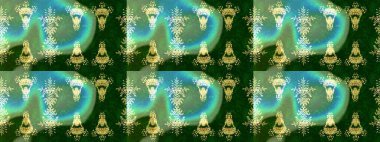 Çiçekli çiçek deseni, suluboya. Süslü kumaş deseni. Raster deseni.