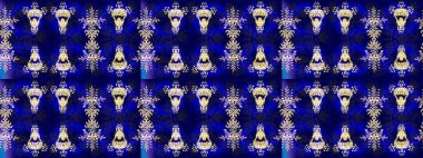 Düz kar karalama ikonları, kar taneleri silueti noel afişi için altın renklerde, kartlar. Yeni yıl kar tanesi. Güzel soyut kar tanesi raster tasarımı..