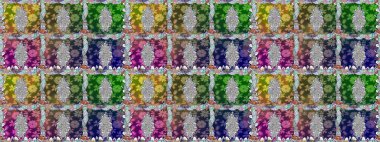 Çiçeğin suluboya çizimlerinin mükemmel deseni. Ton halinde. Dekorasyon ve tasarım için güzel bir desen. Suluboya desensiz çiçek buketi. Moda yazdırma.