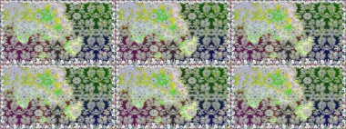 Sevimli çiçek arka plan. Güzel kumaş deseni. Raster illüstrasyon. Küçük çiçekte dikişsiz desen.