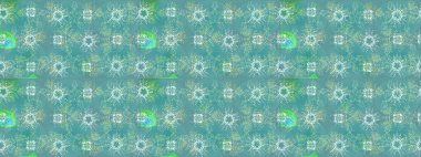 Kar Tanesi Simgesi. Kar Tanesi Raster illüstrasyonu. Mavi, nötr ve yeşil renklerde izole edilmiş. Kış kar taneleri.