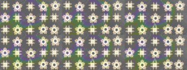 Döngü. Şablon. Eski model. Bayrak tarzı. Çiçekler. Video kaydı. Kusursuz. Renkli elementlerle hareket arkaplanı.