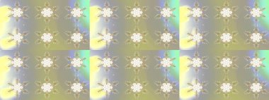 Raster illüstrasyonu. Renkli arka planda kar taneleri. Raster kar tanesi ikonu. Düz dizayn. Kar Tanesi simgesi, izole.