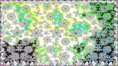 Raster illüstrasyonunda kusursuz çiçek deseni. Tarafsız renklerde çiçekler.