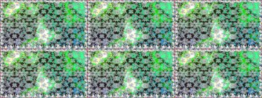 Renkli çiçekler. Raster illüstrasyonu. Kusursuz çiçek deseni. Raster illüstrasyonu. Asya tekstil tarzında.