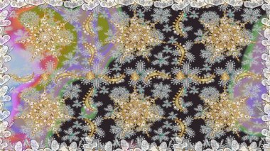 Altın kar taneleri basit, pürüzsüz desen. Soyut duvar kâğıdı, ambalaj dekorasyonu. Kış sembolü, Mutlu Noeller, Mutlu yıllar 2019. Gri renkli Raster altın deseni.