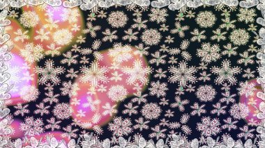 Kusursuz bir geçmişi var. Eski usul. Tomurcukları papatya çiçekleri olan sevimli bir çiçek deseni. Kumaş, tekstil, duvar kağıdı baskısı için. Raster illüstrasyonu. Miles Fleur, dandik süs.