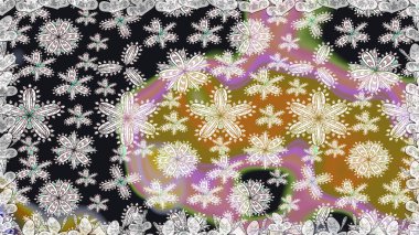 Bahar mevsimi. Tatil havası. Raster dikişsiz şirin çiçek deseni. Nazik romantik baskı.