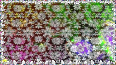 Modern stil dokusu. Çiçek desenli raster, gri çizgi grafik deseni soyut raster arkaplan.