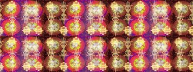 Basit bir kar tanesi. Kahverengi, pembe ve mor renkli şirin kar taneleri. Soyut duvar kâğıdı, ambalaj dekorasyonu. Kışın sembolü, mutlu noeller, mutlu yeni yıl kutlaması Raster illüstrasyonu..