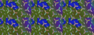 Grafiksel element dekorasyonu. Siluet kar tanesi işareti izole edilmiş yeşil, mavi ve mor renkler. Düz dizayn. Kar Tanesi Mozaik ikonu. Raster tasarımı. Sembol kışı, donmuş, Noel, yeni yıl tatili.