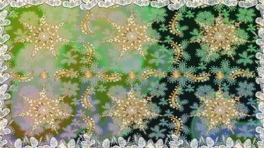 Kış kar dokusu duvar kağıdı. Sembol bayramı, yeni yıl kutlamaları, altın desenler. Noel altın kar tanesi kusursuz desen. Gri renkli altın kar taneleri.