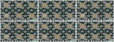 Soyut etnik raster kusursuz desen. Çiçekler. Vadinin gri renkli çiçekleri.