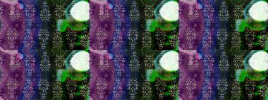 Renkli Yaz Temalı eskiz kalıbı. Güzel kumaş deseni. Raster Illustrasyon 'daki Çiçek Deseni' nin son moda çizimi. Düz Çiçek Elementleri Tasarımı.