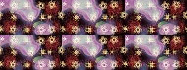 Soyut kar taneleri arkaplanda izole edilmiş düz dizayn. Raster kar taneleri arka planda. Kar tanesi rengarenk desen. Kar taneleri deseni. Raster illüstrasyonu.