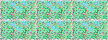 Kumaş, kağıt, ambalaj kâğıdı ve duvar kağıdı tasarımı için hoş bir arka plan. Mavi arka planda kelebek deseni var. Raster illüstrasyonu.