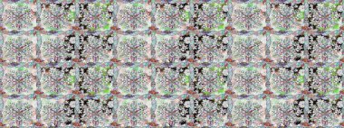 Yumuşak, yaz çiçekli arka plan. Çiçekli karalama şeklinde Raster çiçek deseni. Tarafsız renklerde çiçekler.