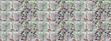 Ev dekorasyonu. Paisley baskı el çizilmiş elemanları. Fantezi çiçekler, doğal duvar kağıdı, çiçek dekorasyon kıvırcık illüstrasyon ile Dikişsiz desen.