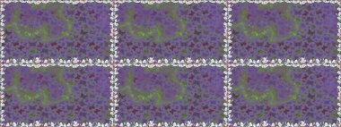 Menekşe renkleri üzerine Raster Arka planı. Güzel Kelebek Siluetleriyle Moda Dekorasyonu. Renkli Kelebeklerle Bahar Arkaplanı. Kart, Davetiye, Yazdırma İçin Şirin Kadınsı Desen.