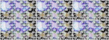 Çiçekler suluboya seamless modeli. Raster şık kumaş deseni.