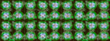 Raster illüstrasyonu. Soyut mandala ya da tuhaf kar tanesi çizgisi sanat tasarımı. Renkli arka planda izole tatlı kar taneleri.