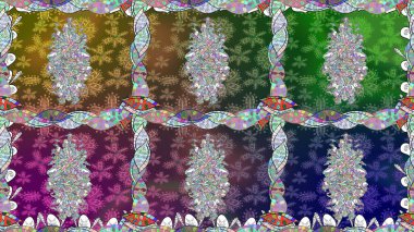 Küçük çiçekte güzel bir çiçek deseni var. Raster deseni. Çiçekli, suluboya desenli kusursuz çiçek deseni.