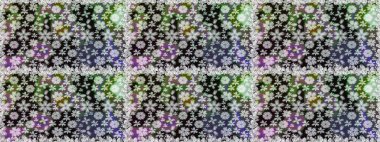 Yaz çiçekleri teması. Gri renkler. Klasik çiçekler. El çizimi, soyut ve süslü elementler. Suluboya resim taklit Raster illüstrasyonu.