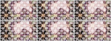 Hediye ambalaj kağıdı, tebrik kartları, posterler ve pankart tasarımı. Tarafsız renklerde çiçekler. Raster düz çiçekleri pürüzsüz desen.