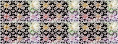 Raster illüstrasyonu. Egzotik çiçekler, nötr renklerde botanik ve parlak klasik doğa. Klasik tropikal doğal elementlerin suluboya seti.