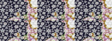 Çiçeksel gri, pürüzsüz desen. Klasik taslak çizimi. Raster Yumuşak kumaş deseni. Raster çiçek izi..