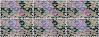 Tekrar eden çiçek arkaplanı, zarif gri çiçek duvar kağıdı. Gri renklerde çiçek desenleri, el yapımı papatyalar, papatyalar..