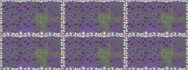 Kumaş, kağıt, ambalaj kâğıdı ve duvar kağıdı tasarımı için harika bir arka plan. Kusursuz. Egzotik hayvanlar. Raster illüstrasyonu. Violet kelebekleri.