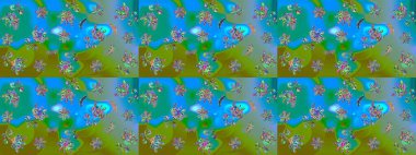 Parlak arkaplanda çiçek kompozisyonu olan suluboya desenleri çiz, ambalajlar, duvar kağıtları, kartpostallar, tebrik kartları, düğün davetiyeleri, romantik etkinlikler vs..