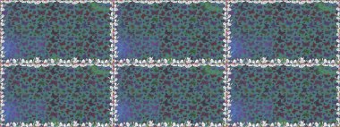 Soyut renkli güzel kelebek. Mavi renkte bir resim. Raster illüstrasyonu. Kusursuz arkaplan.