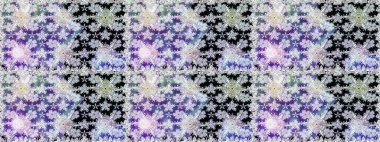 Renkli Bahar Temalı Kusursuz Arkaplan. Raster illüstrasyonunda kusursuz çiçek deseni. Düz Çiçek Elementleri Tasarımı. Süslü kumaş deseni.