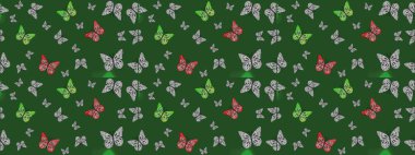 Robot resim. Raster illüstrasyonu. Dekoratif stil. Soyut renkli arkaplan. Yetişkin ve büyük çocuklar için boyama kitabı. Renkli Sayfa Dekoratif Kelebek.